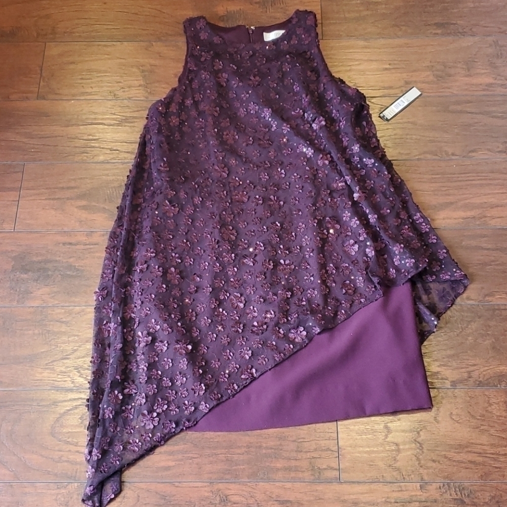 NWT Tahari Floral floral dress sz 12 - Picture 4 of 10